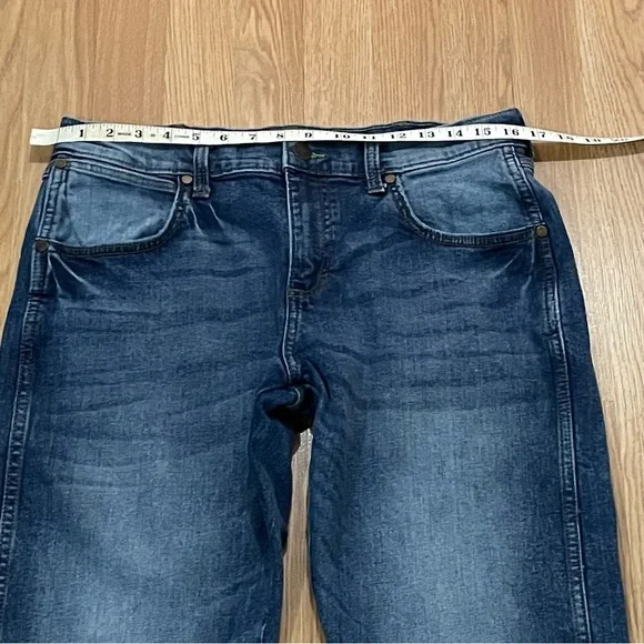 Wrangler Retro Men’s 32x30 (33x30) Slim Straight Jeans Dark Blue Denim Western - Picture 8 of 15